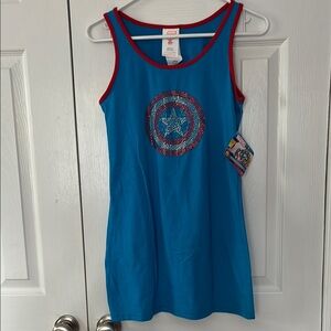 Marvel American Dream Short Dress Tunic Small NWT